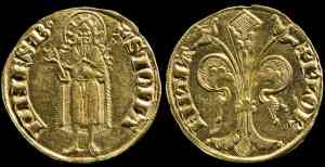 The Florin--one of the few standard currencies in Europe by 1300.